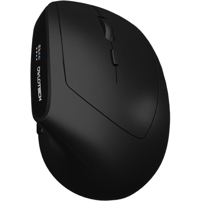 Owlotech EM500 Ratón Ergonómico Wireless 2.4GHz/Bluetooth 2400DPI Negro