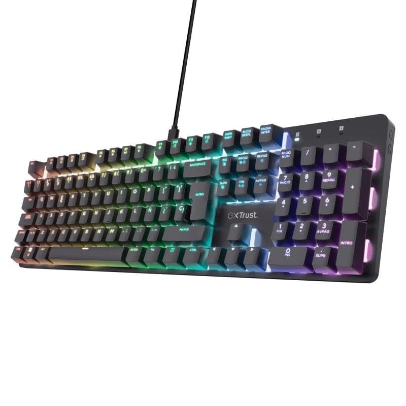 Teclado Gaming Trust GXT 871 Zora Mecánico RGB