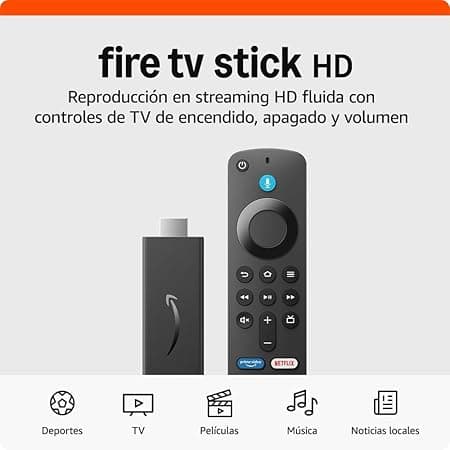 Amazon Fire TV Stick HD (Certificado Reacondicionado)