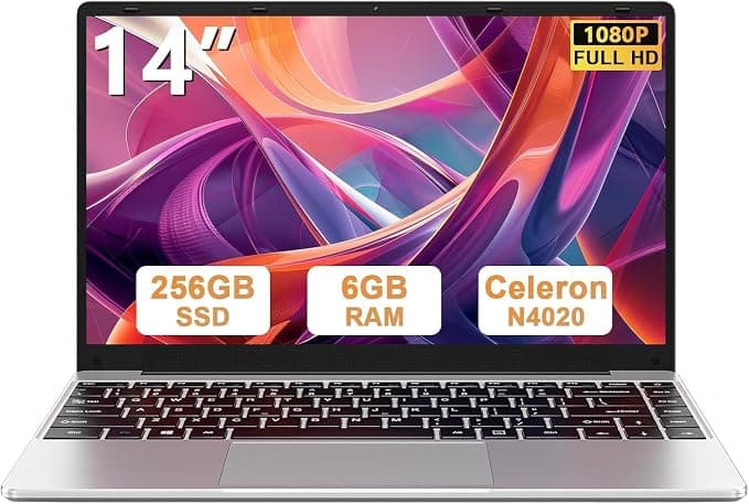 bvate 2026 Ordenador Portátil 14" Win11 N4020 256GB SSD