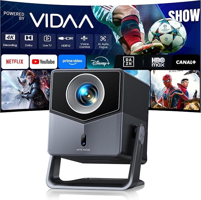 Proyector 4K Netflix Integrado VIDAA 1400 ANSI FHD